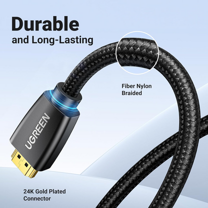 UGREEN HD118 Videokabel, HDMI - HDMI, 4K, 1.5m, Svart
