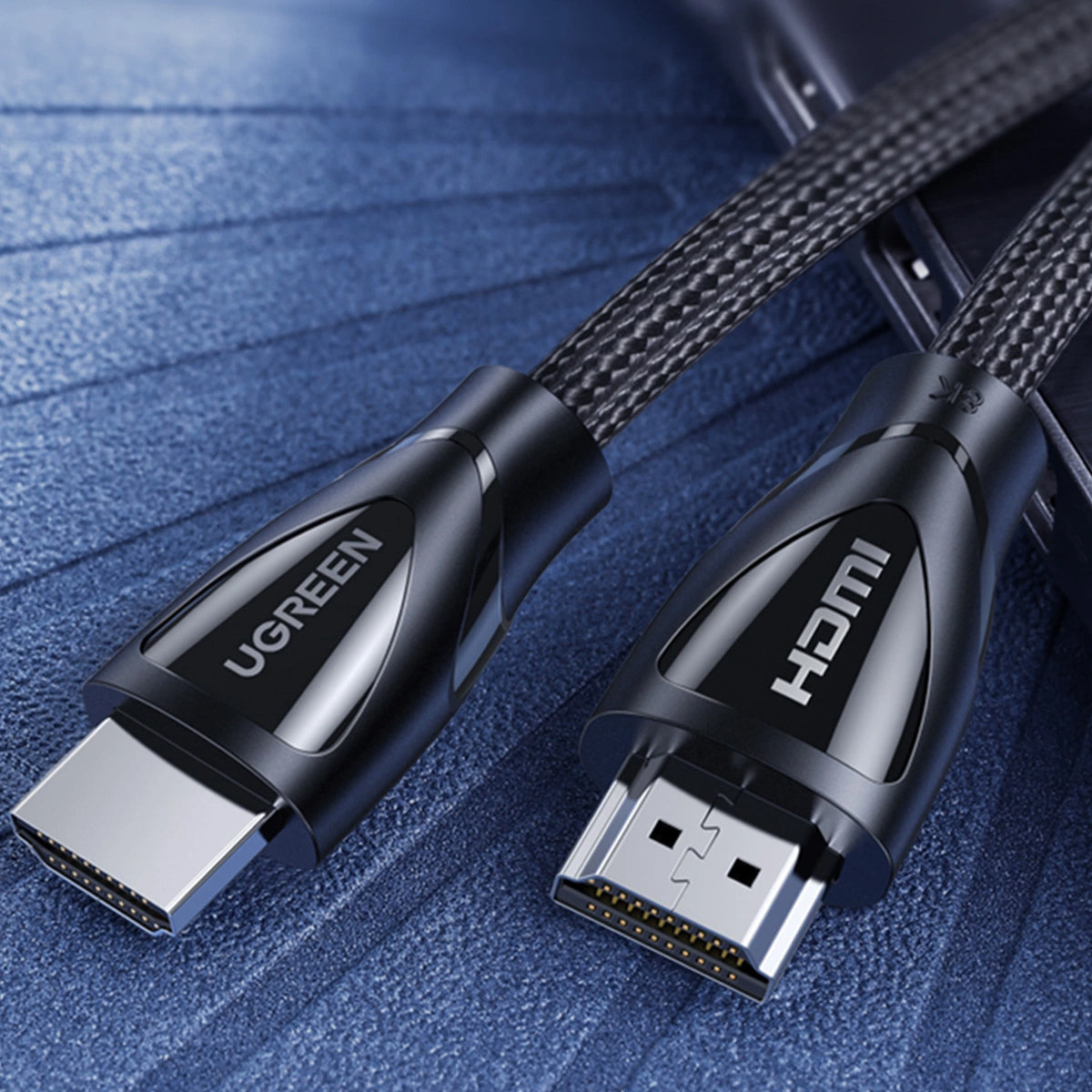 UGREEN HD140 videokabel, HDMI - HDMI, 8K, 1m, svart