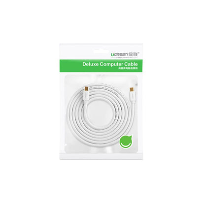 UGREEN videokabel, MiniDisplayPort - MiniDisplayPort, 4K, 2m, Hvit