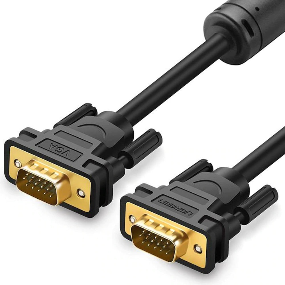 UGREEN VG101 videoskabel (11633), VGA - VGA, 10m, svart
