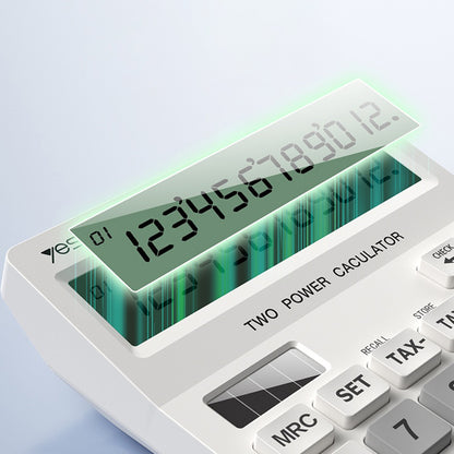 Kontorkalkulator Yesido EC10, Hvit