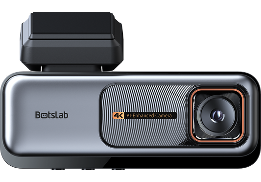 Botslab G980H Pro Front- og Bakovervendt Bilkamera, 4K, Wi-Fi, GPS, 2,45-tommers Skjerm