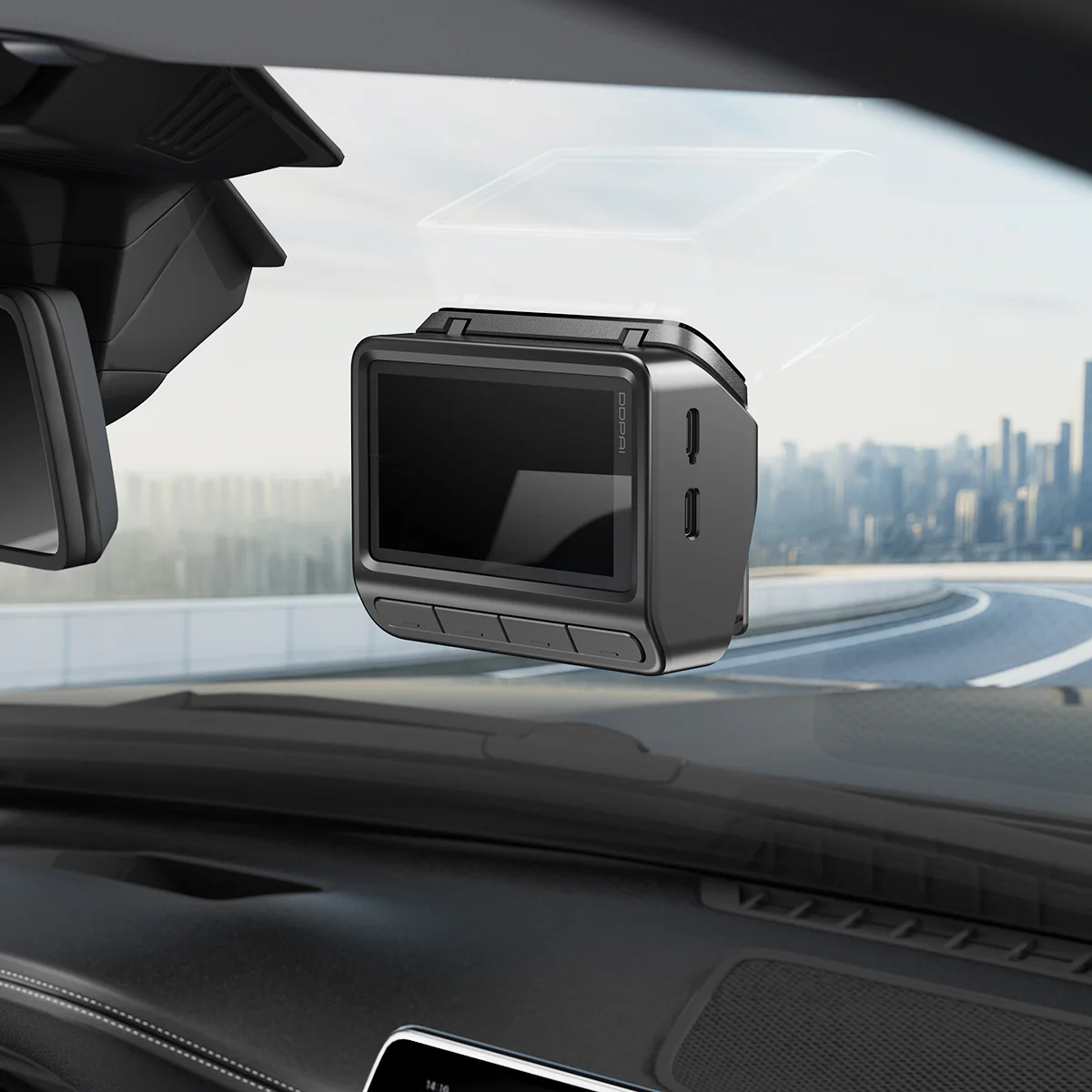 Bil Kamera Foran Bak DDPAI Z90 Dual, 4K, 64Gb, Wi-Fi, GPS, 3-tommers skjerm