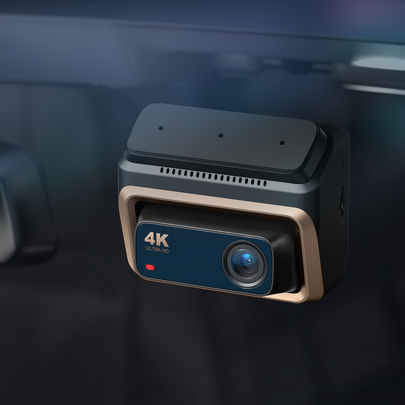 Bilfront- og bakoverkamera DDPAI Z60 Pro 4G, 4K, Wi-Fi, GPS, 3-tommers skjerm