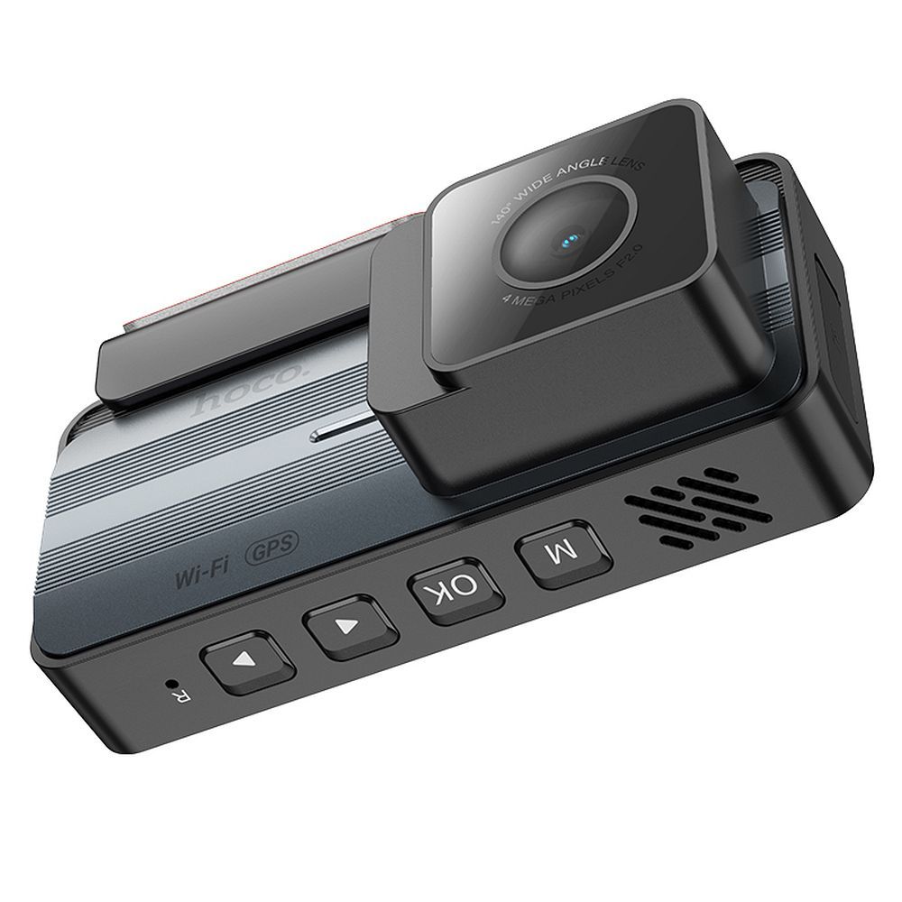 Bil Kamera Foran Bak HOCO DV12, 2K, Wi-Fi, GPS, Skjerm 3.69 tommer