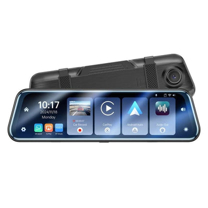 Yesido KM24 bilkamera med Carplay / Android Auto, 4K, 9.66-tommers skjerm