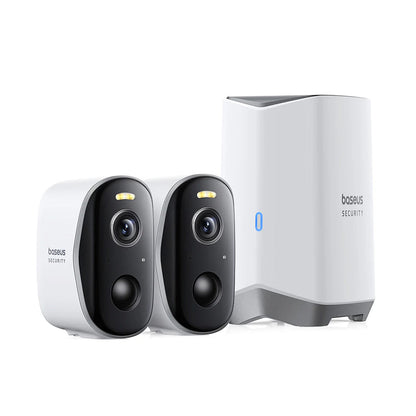 Baseus N1 overvåkningskamera, Wi-Fi, 2K, IP67, utendørs, sett med 2 stk A00061900113-01