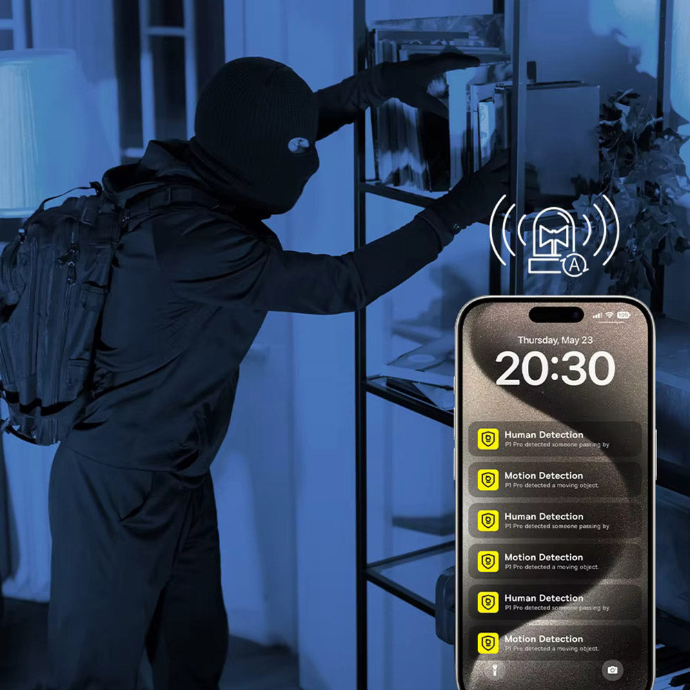 Baseus P1 Lite overvåkningskamera, Wi-Fi, 2K, Innendørs, Hvit C10669000123-00