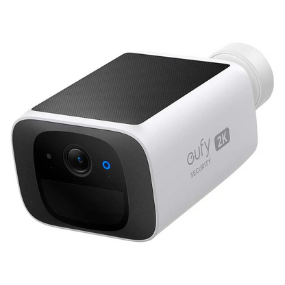 Eufy SoloCam S220 overvåkingskamera, Wi-Fi, 2K, IP67, solcellepanel, utendørs T8134321