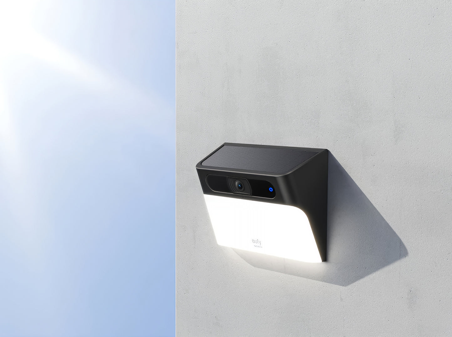 Eufy S120 Solar Overvåkingskamera, Wi-Fi, 2K, IP65, Solcellepanel, Utendørs