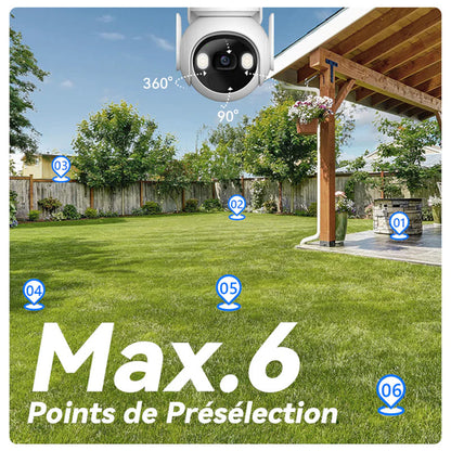 Overvåkningskamera Imou Cell PT, Wi-Fi, 2K, IP66, Utendørs, Hvit IPC-K9EP-3T0WE