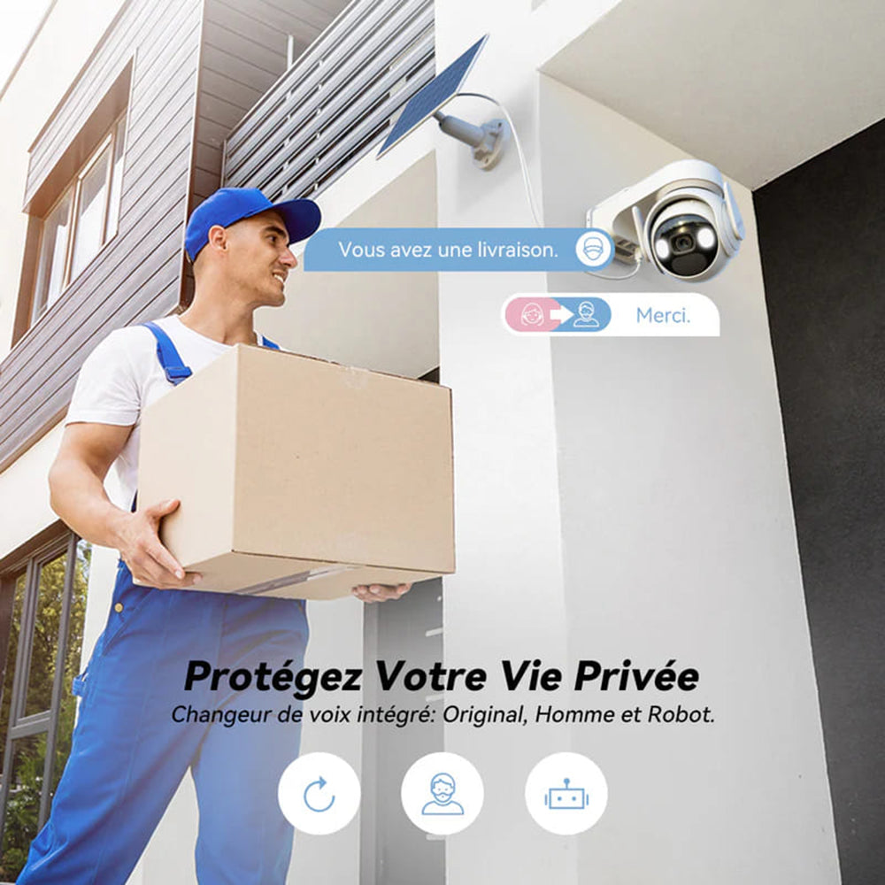 Overvåkningskamera Imou Cell PT, Wi-Fi, 2K, IP66, Utendørs, Hvit IPC-K9EP-3T0WE