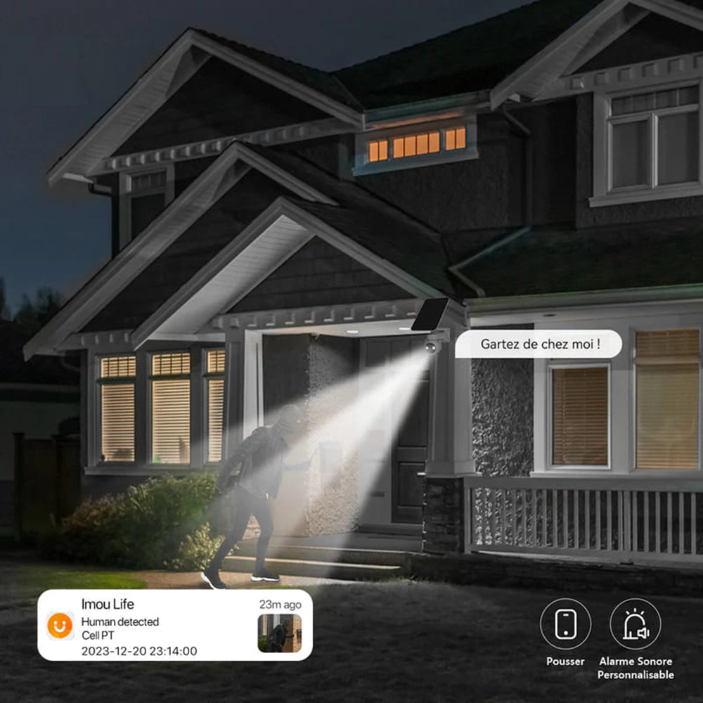 Overvåkningskamera Imou Cell PT, Wi-Fi, 2K, IP66, Utendørs, Hvit IPC-K9EP-3T0WE