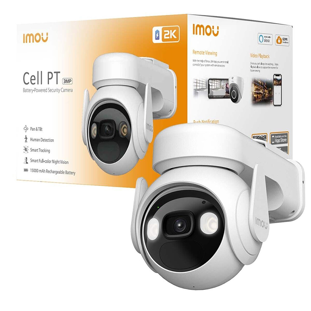 Imou Cell PT overvåkningskamera, Wi-Fi, 2K, IP66, utendørs IPC-K9EP-3T0WE