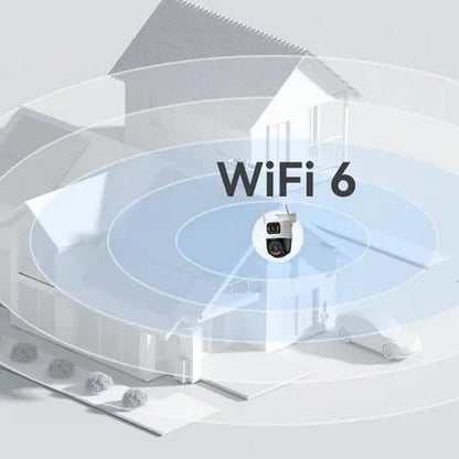 Imou Cruiser Dual 2 Pro overvåkningskamera, Wi-Fi, 2.5K + 2.5K, IP65, Utendørs, Hvit IPC-S7XFP-8U0WED