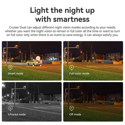 Overvåkningskamera Imou Cruiser Dual, Wi-Fi, 2.8K + 2K, IP66, Utendørs, Hvit IPC-S7XP-8M0WED-0360B