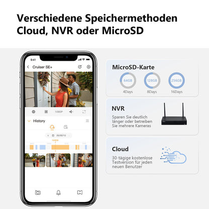Imou Cruiser SE+ overvåkingskamera, Wi-Fi, 3K, IP66, utendørs IPC-K7CP-5H1WE