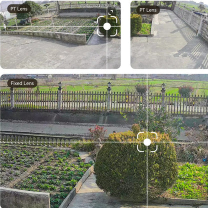 Overvåkningskamera Imou Cruiser Triple, Wi-Fi, 3K + 2K, IP65, Utendørs, Hvit IPC-S7UP-11M0WED