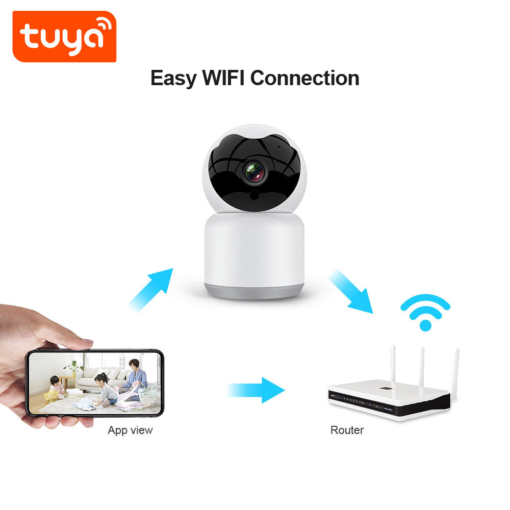 Techsuit Q15A Baby overvåkningskamera, Wi-Fi, 1080P, Innendørs