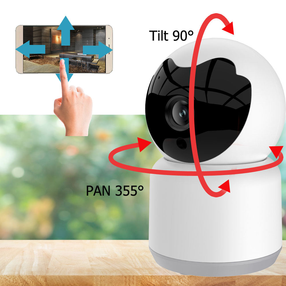 Techsuit Q15A Baby overvåkningskamera, Wi-Fi, 1080P, Innendørs