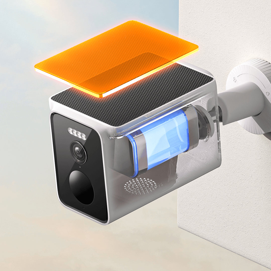 Xiaomi BW400 Pro overvåkingskamera sett, Wi-Fi, 2.5K, solcellepanel, utendørs BHR77447GL