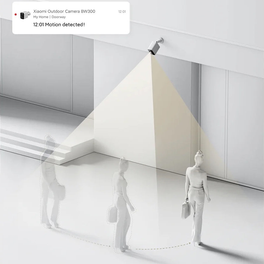 Xiaomi BW300 Overvåkningskamera, Wi-Fi, 2K, IP67, utendørs BHR8303GL 
