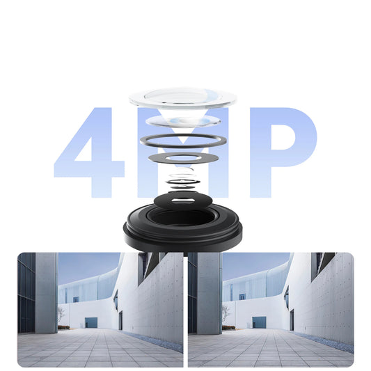 Xiaomi CW500 Dual overvåkningskamera, Wi-Fi, 2.5K, IP66, Utendørs BHR9402EU