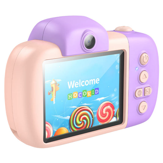HOCO DV201 Kids digitalt kamera, 1080P, 2MP, Rosa