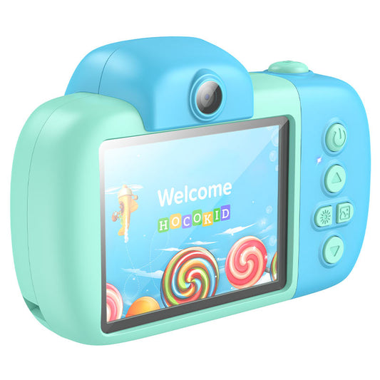 HOCO DV201 Kids digitalt kamera, 1080P, 2MP, Blå