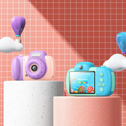 HOCO DV201 Kids digitalt kamera, 1080P, 2MP, Blå