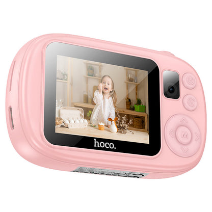 HOCO DV205 Kids digitalt kamera, 720P, 1MP, Rosa