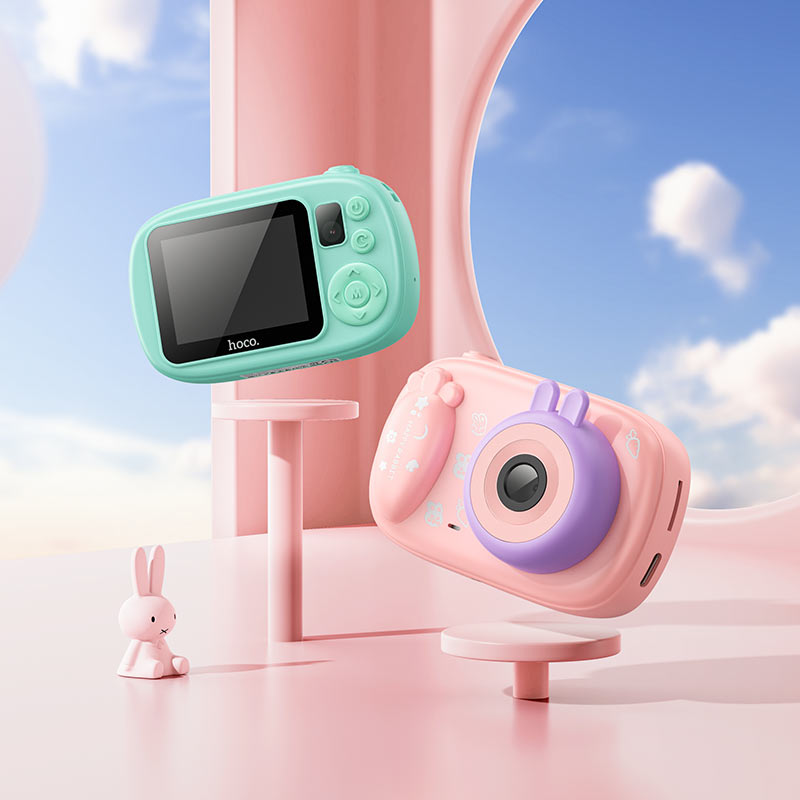 Digitalt kamera HOCO DV205 Kids, 720P, 1MP, Blå