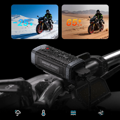 Akeeyo 710 Lite Sports Kamera for Sykkel / Motorsykkel, 2K, Wi-Fi, Svart