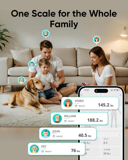 Digitalvekt Eufy Smart Scale C20, Svart T9130011