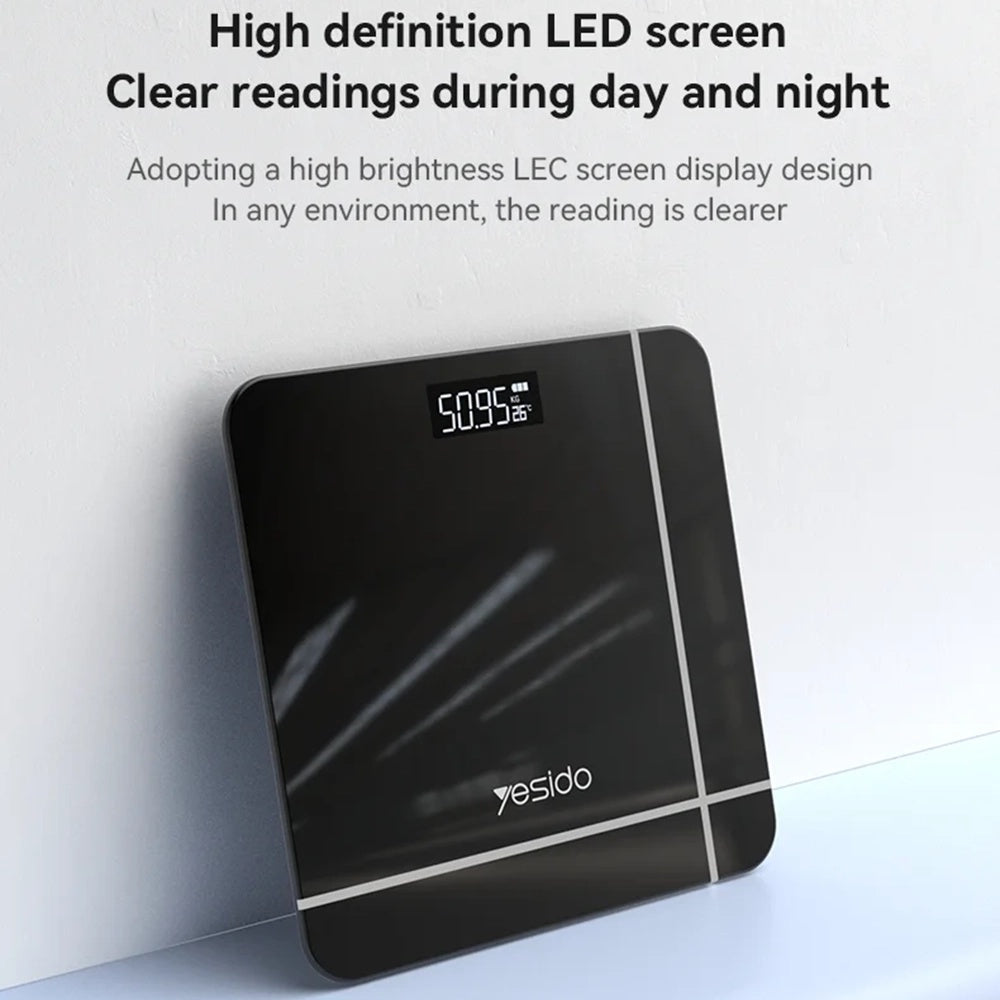 Digitalvekt Yesido MG09, Svart