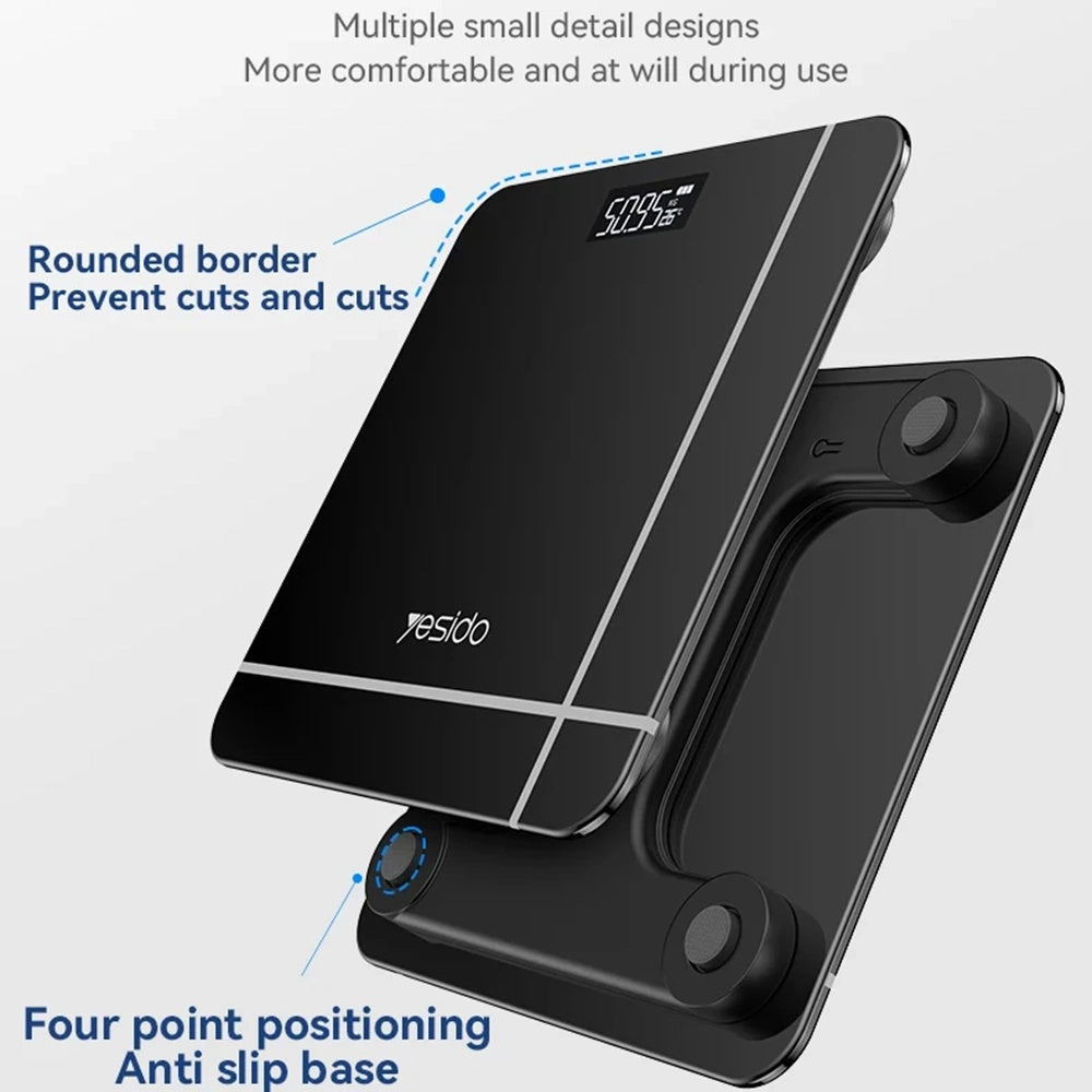 Digitalvekt Yesido MG09, Svart