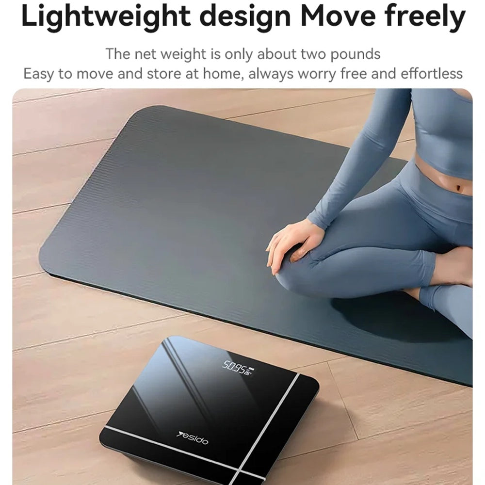 Digitalvekt Yesido MG09, Svart