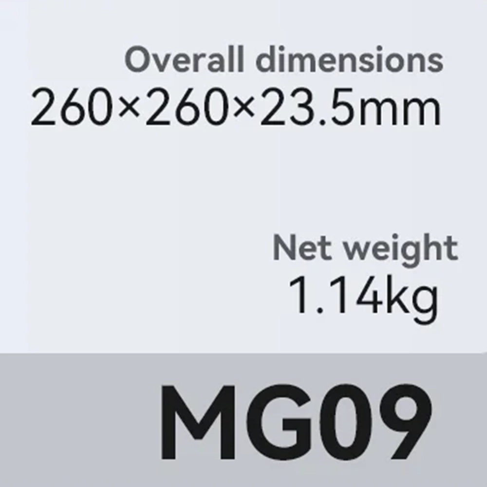 Digitalvekt Yesido MG09, Svart