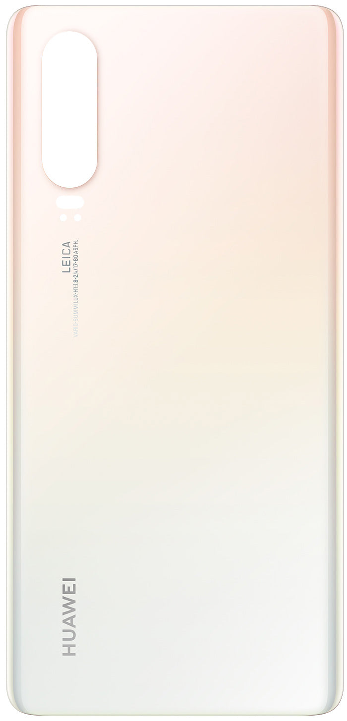 Batterideksel kompatibelt med Huawei P30, hvit