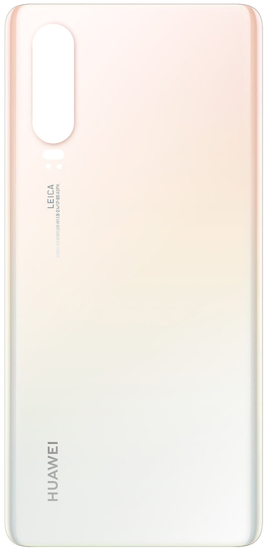 Batterideksel kompatibelt med Huawei P30, hvit