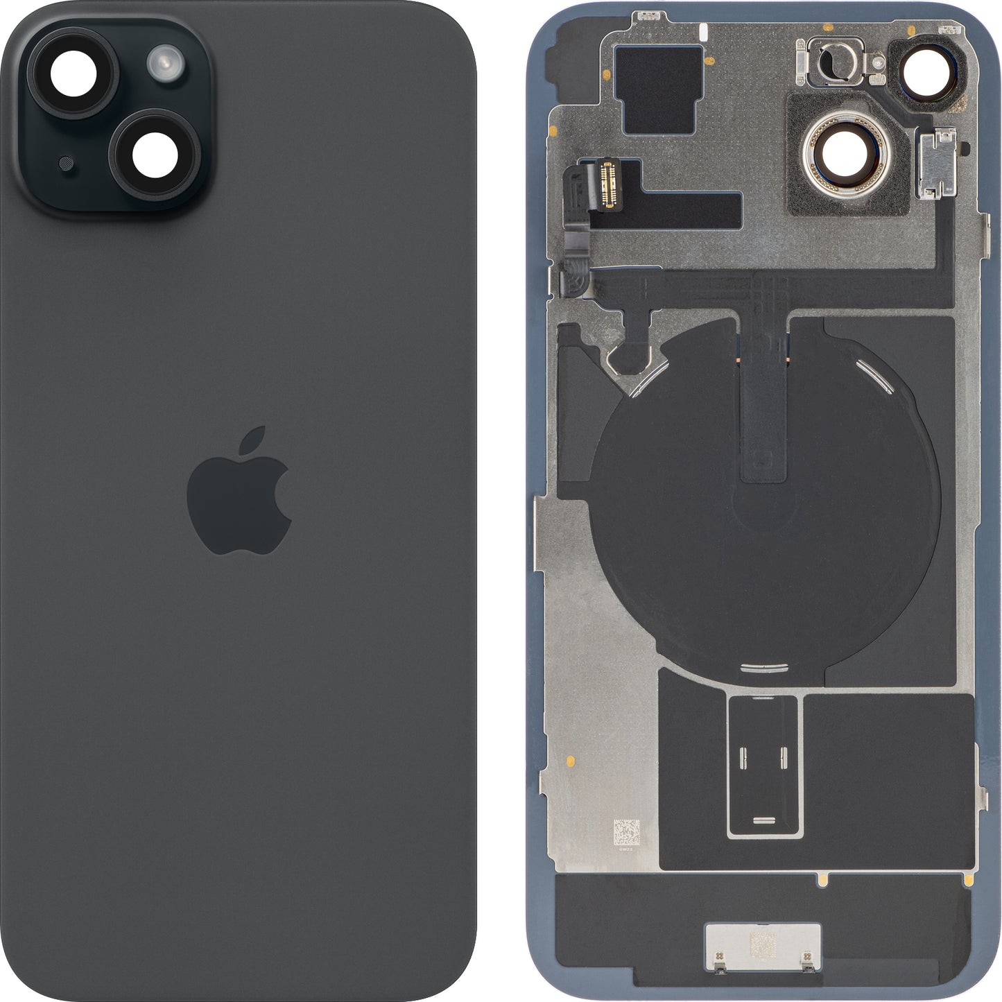 Batterideksel Apple iPhone 15 Plus, svart, Swap 