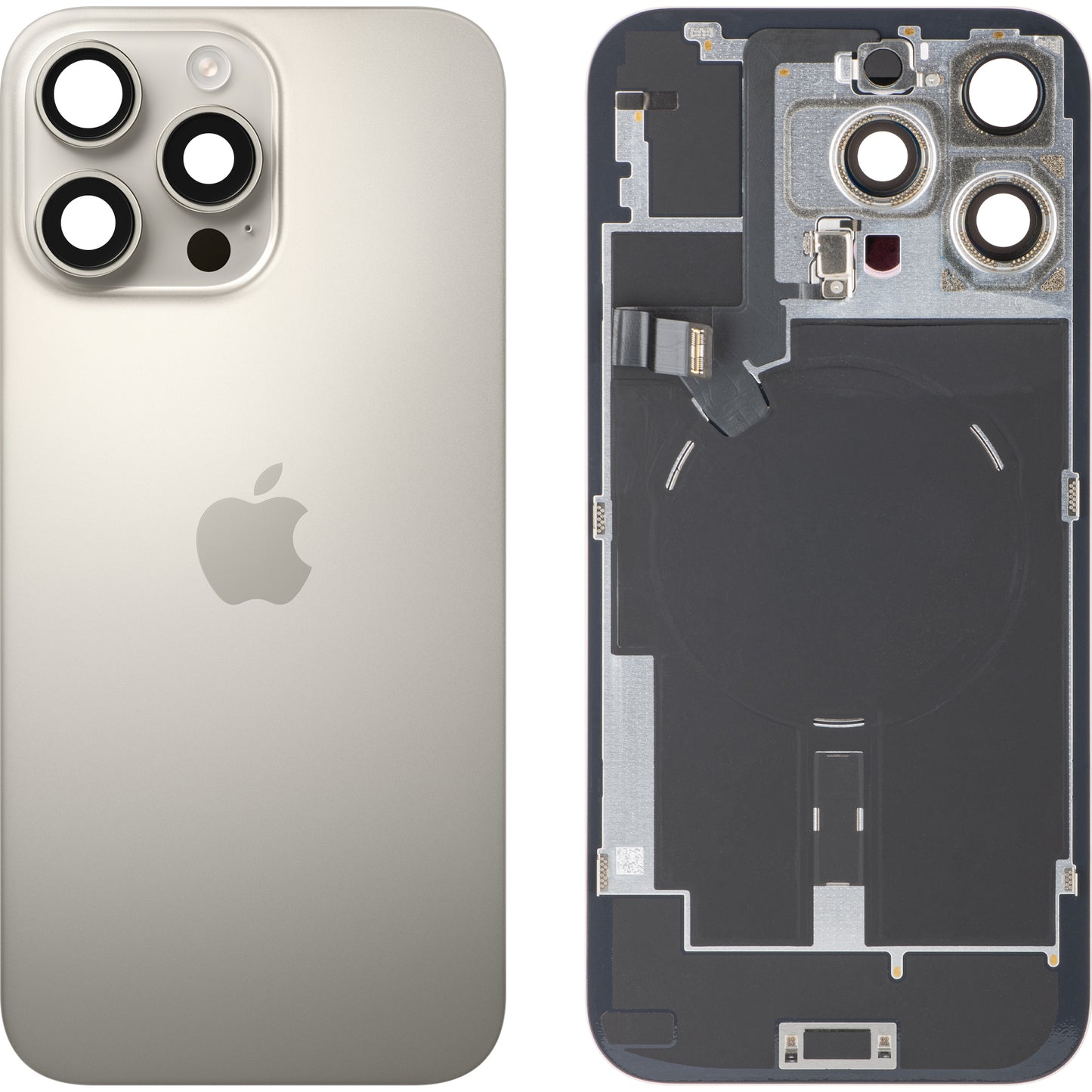 Batterideksel Apple iPhone 16 Pro Max, Beige (Natural Titanium), Swap