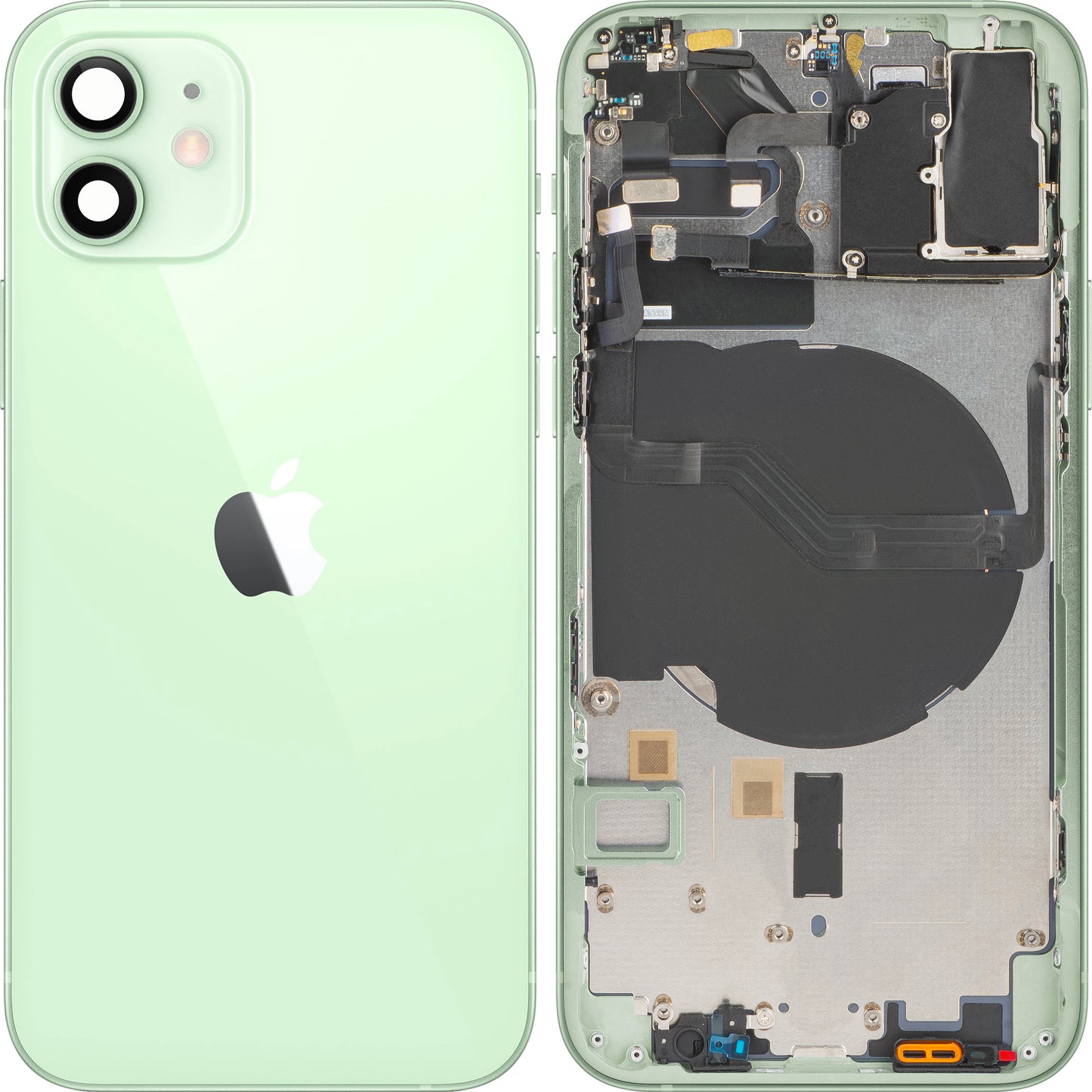 Batterideksel Apple iPhone 12, Med Midtramme, Grønn, Swap