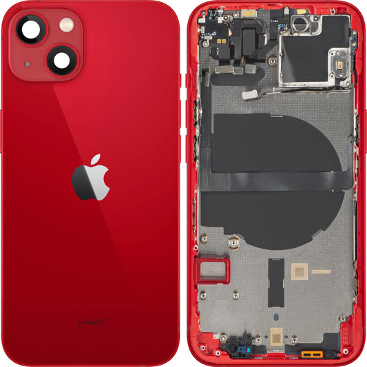 Batterideksel Apple iPhone 13, Med Midtramme, Rød, Swap