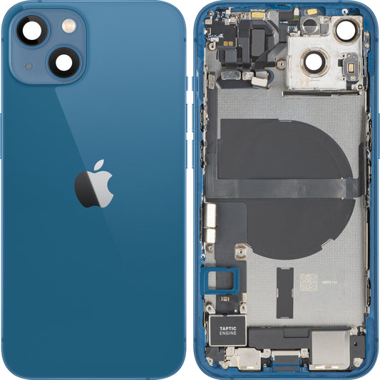 Batterideksel Apple iPhone 13, Med Midtramme, Full Deler, Blå, Swap