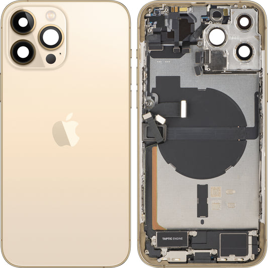 Batterideksel Apple iPhone 13 Pro Max, Med Midtramme, Full Deler, Gull, Swap