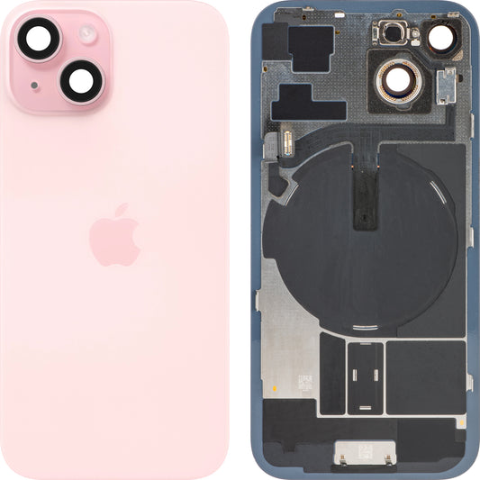 Batterideksel Apple iPhone 15, Rosa, Bytte