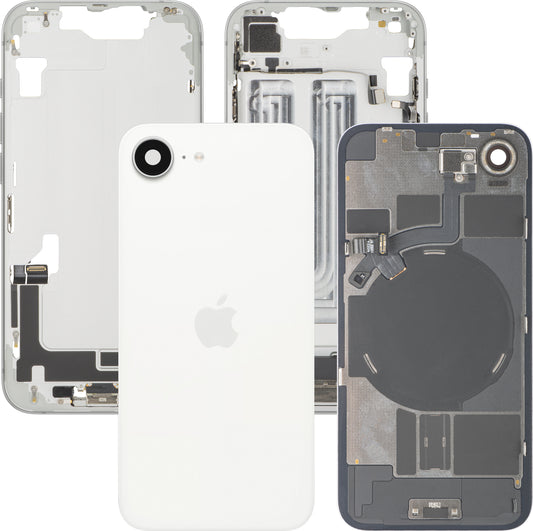 Apple iPhone 17e Batterideksel, Med Midtre Kasse, Fullt Sett, Hvit, Swap Premium