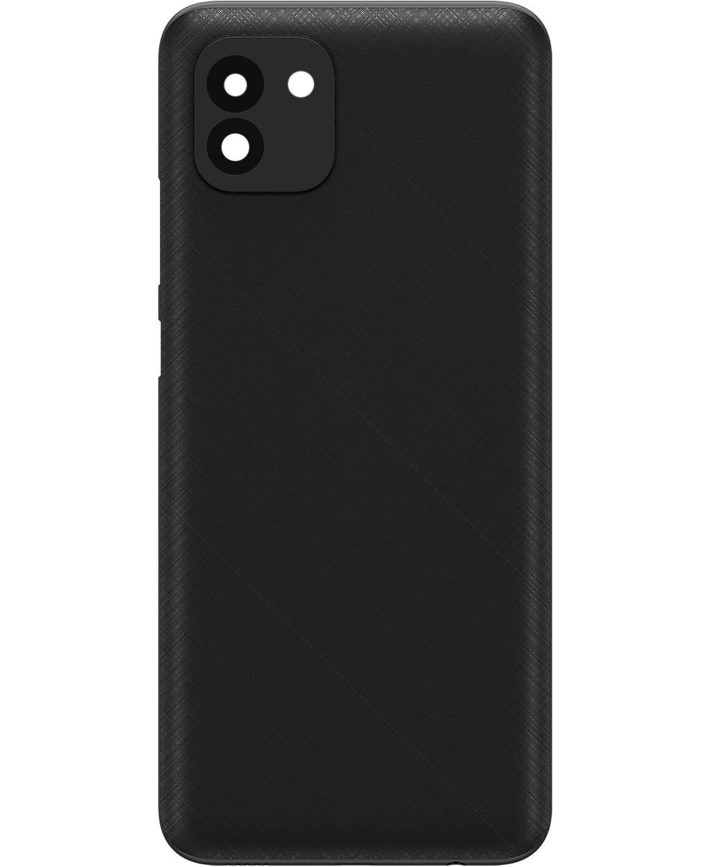 Batterideksel kompatibelt med Samsung Galaxy A03 A035, Versjon F, Svart