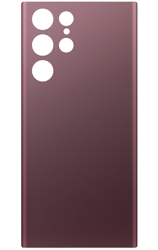 Batterideksel kompatibelt med Samsung Galaxy S22 Ultra 5G S908, Burgunder